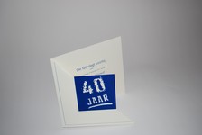 Jubileumkaart 40 jaar