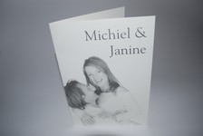 Trouwkaart Michiel & Janine